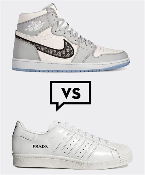 dior jordan 1 vs prada